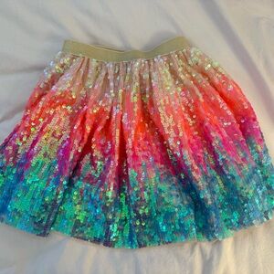Hatley Sequin Rainbow Tulle Skirt